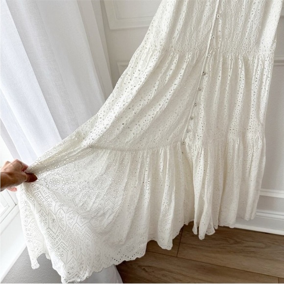 NWT Veronica Beard Aislin Eyelet Maxi Dress - size 2 - Picture 7 of 12